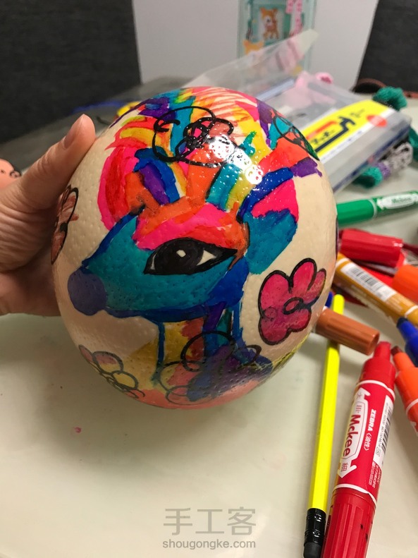 马克笔完成，
 第1张