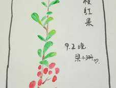 很漂亮，学着画一个