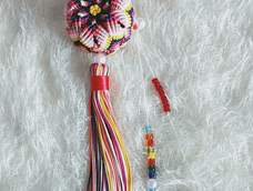 谢谢教程。有一边没有缝合,可以装东西,两根吊绳不知道怎么安放才好