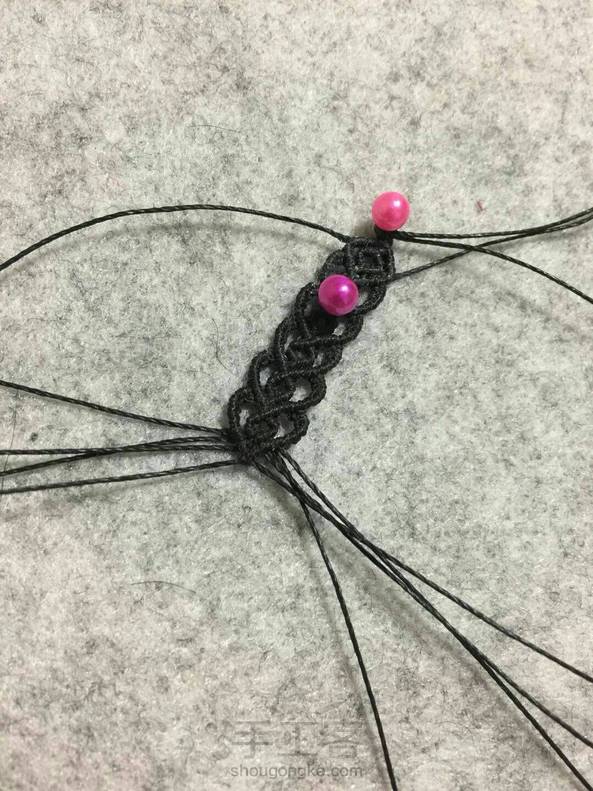 感谢老师的教程。
这里给自己备注下 70CM6根（手指粗不够），0.45微芯蜡线，5个雀头结