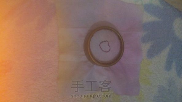 我没有学过刺绣，随便绣了一个图案，好看不？ 第1张