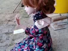 家里没有红色的布了，只能用这个颜色凑活着😤😤