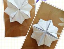 2017.6.4八角星（第一次完成折纸作品，希望通过折纸，让自己手巧起来。）