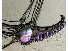 这个是蝙蝠ヾ(❀╹◡╹)ノ~自我感觉良好😁
紫光拉长石拍不出它的美,唉!😔
谢谢提供教程的老师!😘