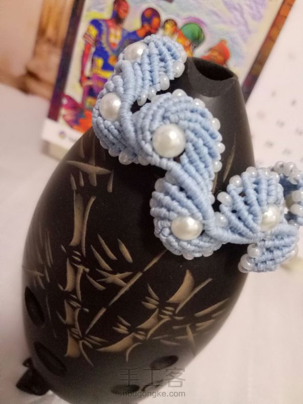 客户定制了一个浅蓝色的，还不错，美美哒~ 第3张