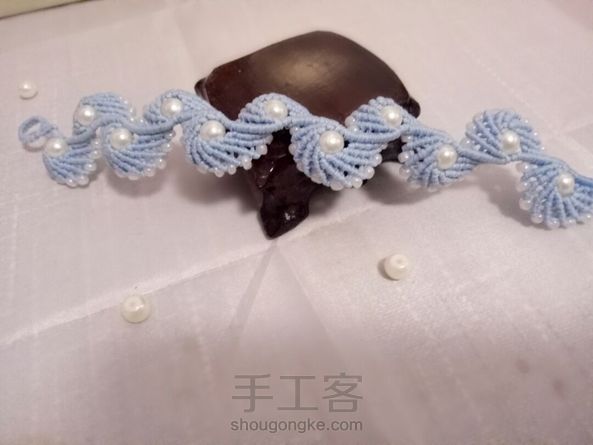 客户定制了一个浅蓝色的，还不错，美美哒~ 第4张