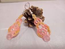 很温婉的一款耳环，我也好喜欢，这种暖暖的色彩搭配，祝我好运吧~