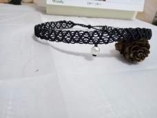 客户定制的choker项链，挺好看的，而且摸着特别有质感，舒服！南美蜡线编织的，就是不一样！！