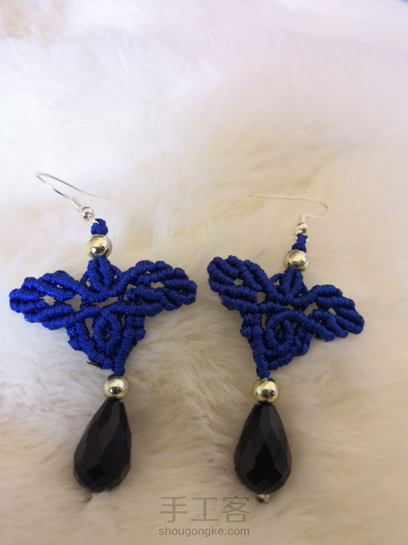 交作业，新手易上手的一款耳环(o^∀^o) 第2张