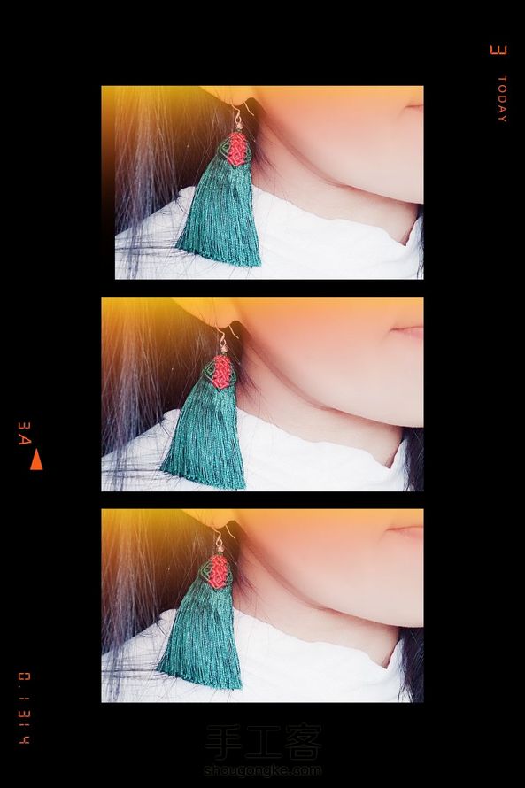 流苏耳环！ 第8张