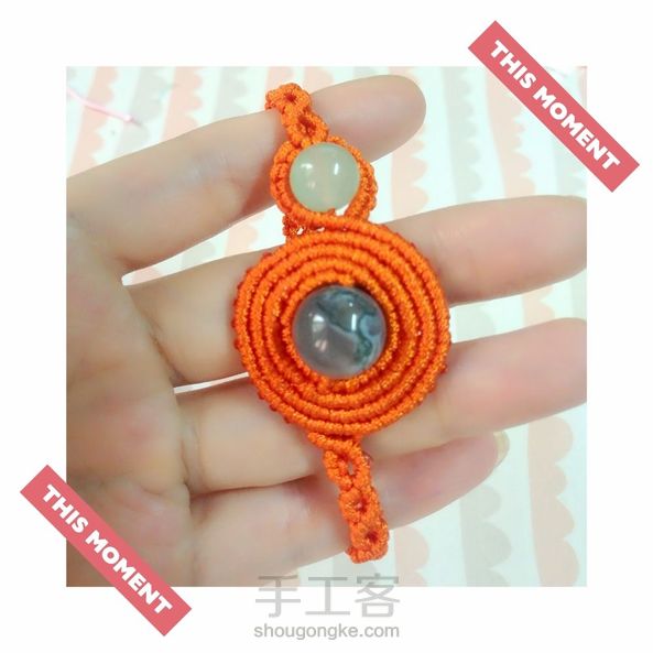 我叫这款手绳为火星撞地球，哈哈！谢谢老师的教程！