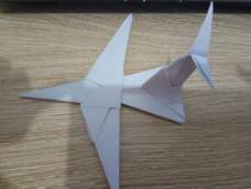 以前折的纸飞机比这个简单多了，飞的更远呢