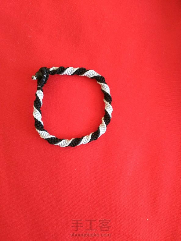 按老师说的尺寸编出来有点短，戴不进去😂😂😂