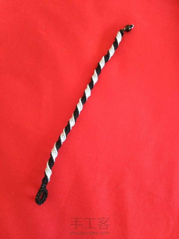 按老师说的尺寸编出来有点短，戴不进去😂😂😂 第1张