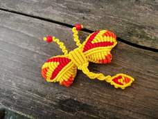 蝎子蝶，这颜色红红火火恍恍惚惚，感谢教程，收了这么个可爱尾巴