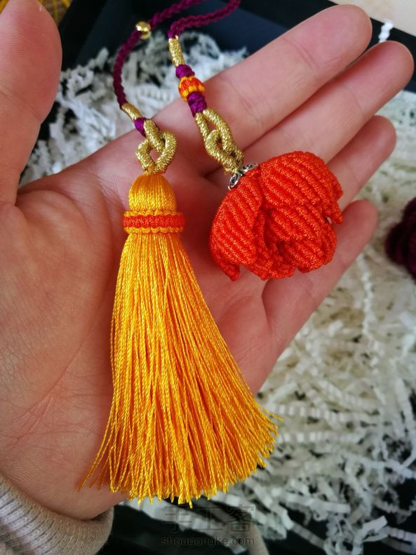 很美的莲花，就是绕线好难好难，非常感谢教程