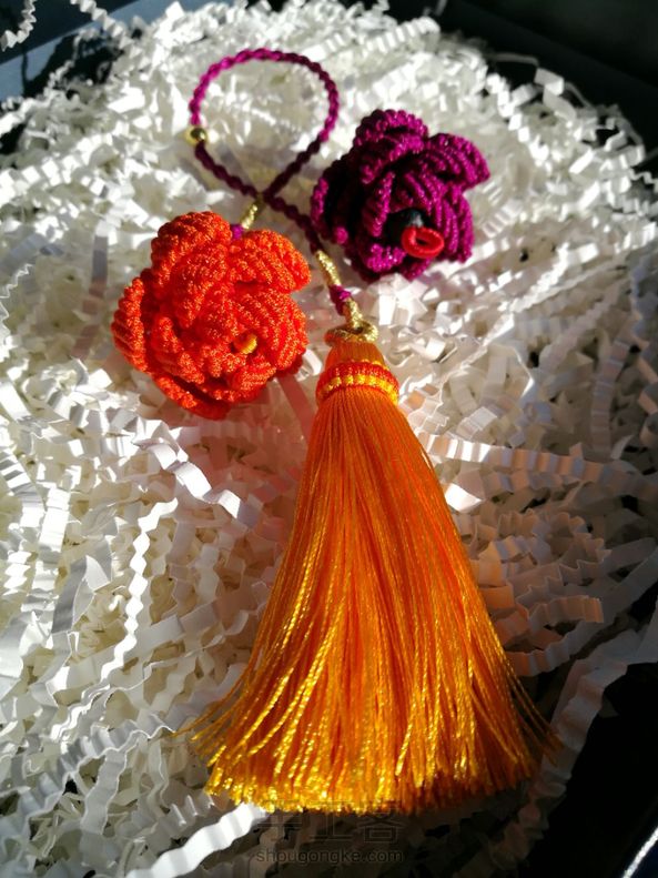 很美的莲花，就是绕线好难好难，非常感谢教程 第2张