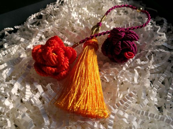 很美的莲花，就是绕线好难好难，非常感谢教程 第3张