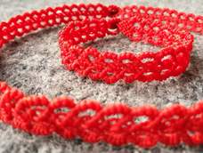 我做又了个颈带，十分漂亮