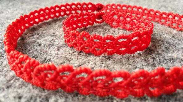 我做又了个颈带，十分漂亮