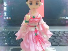 用软陶做的 实在不会画眼睛 用现成的贴的😂