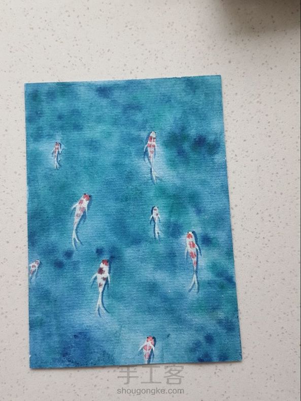 交作业，蓝色加太多了😂