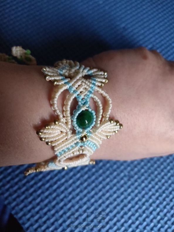 后面只做了一个包珠，手太细，没办法。感谢老师的教程。 第4张