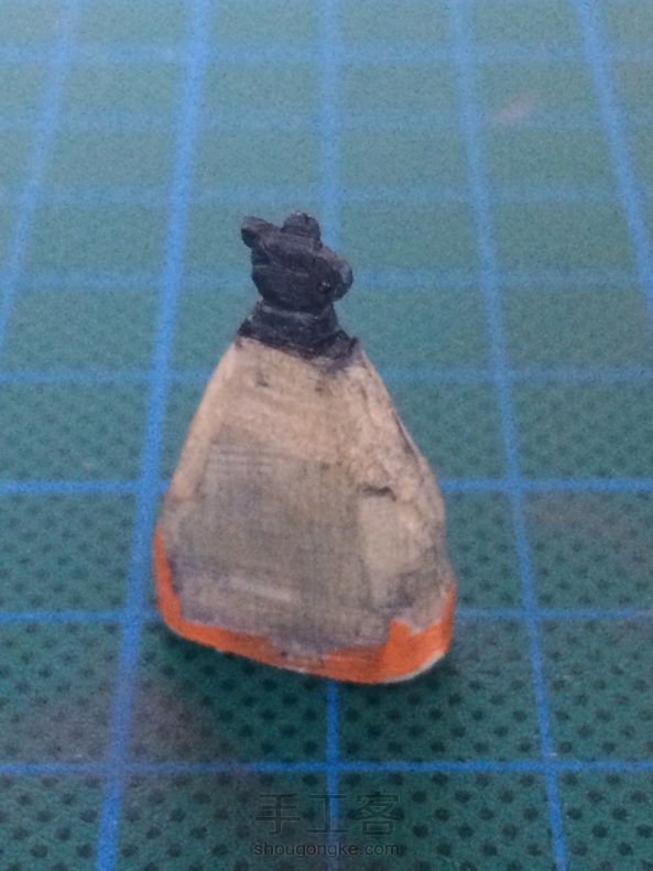 木工铅笔雕的茶壶，模仿别人的作品，不会雕… 第1张