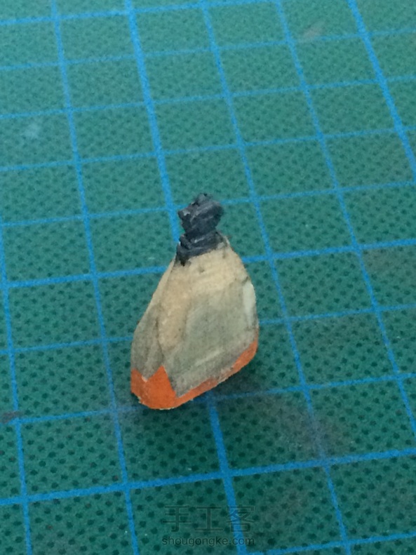 木工铅笔雕的茶壶，模仿别人的作品，不会雕… 第2张