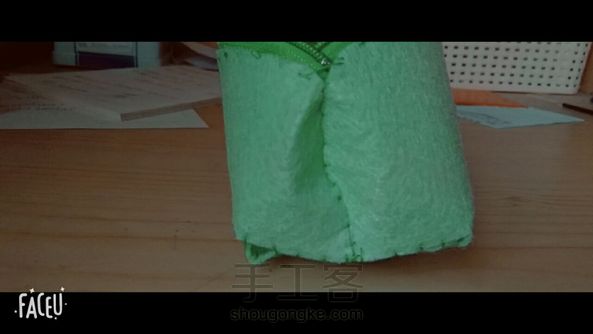 没贴手工标，只懒懒的缝了几针，有些地方没缝到。好丑哇 第2张