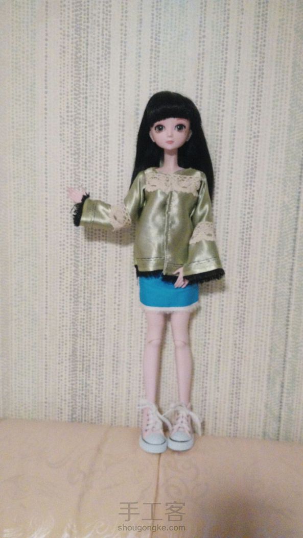 小茶的新衣裳^O^竟然过年新衣都脱到过年前几天才准备！最后家里两只小萌宝凑图～ 第4张