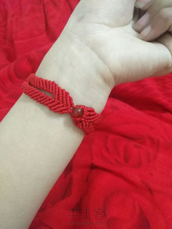 谢谢老师的教程，编着编着就没线了也就这样斜着凑合了😂