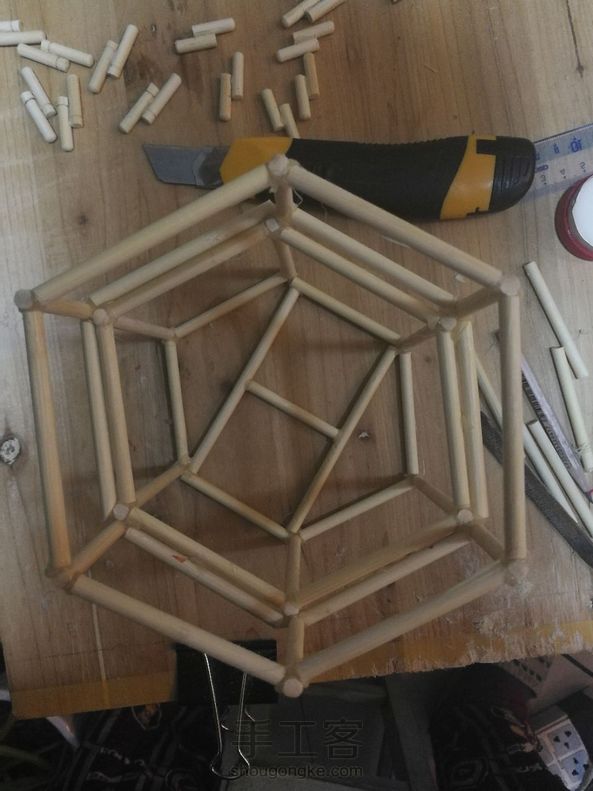 谢谢大神教程，花了大半天时间，远看还行，近看就很粗糙，特别是外面的纱布真心不好弄 第2张