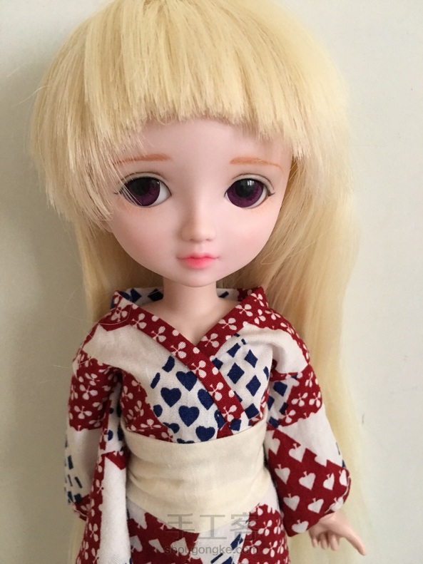 按照教程做的六分娃衣，没想到小叶罗丽30厘米的也合穿，打算再做多一套，哈哈😄 第1张