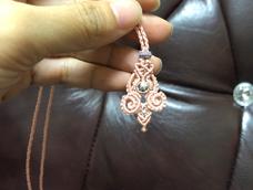 编完发现这个做尾扣好看，但是改一改做扣头也好看哟