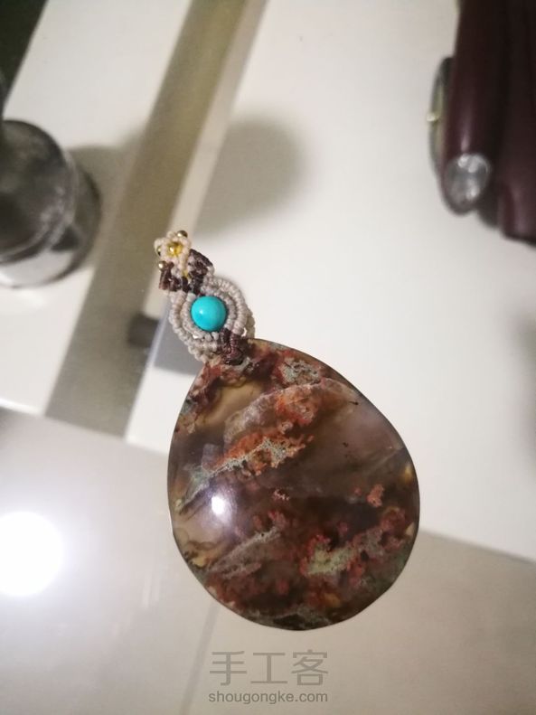 很不错的双面扣头，适合两面花纹不同的石头。感谢楼主分享。 第1张