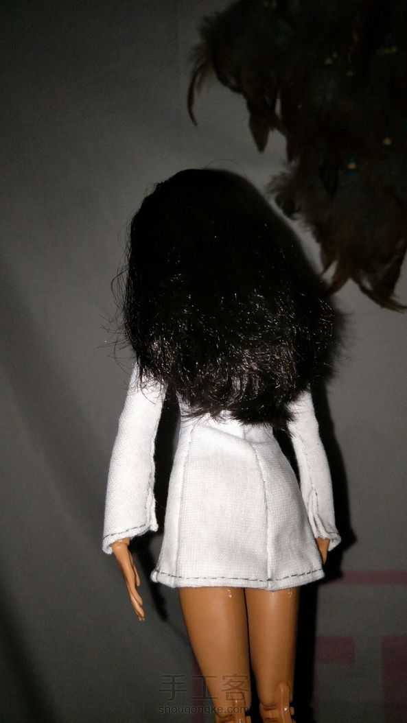 嗯……领口形状不对，大小不对，袖子太窄太短，……衣服小了两边又加了两块布😂😂😂😂吃了不会打板的亏 第1张