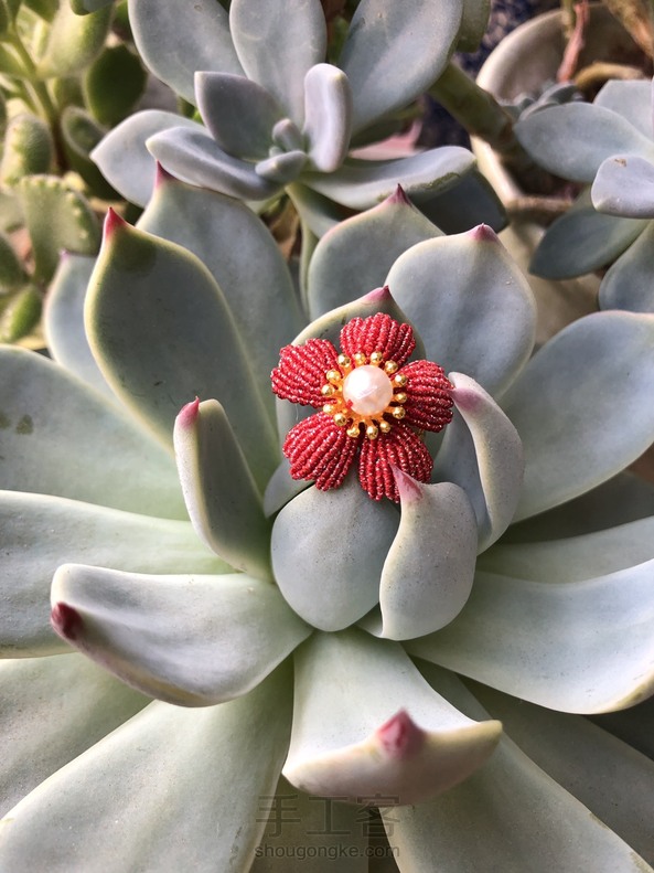 做了一枚胸针，蹭章 第1张