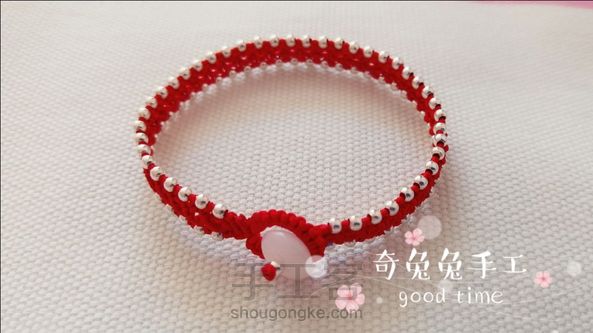我做的是手链，也很漂亮哦