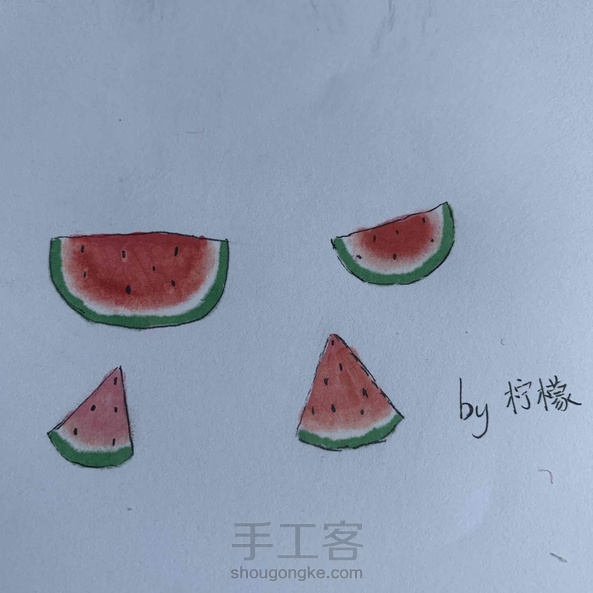 水灵灵的西瓜🍉