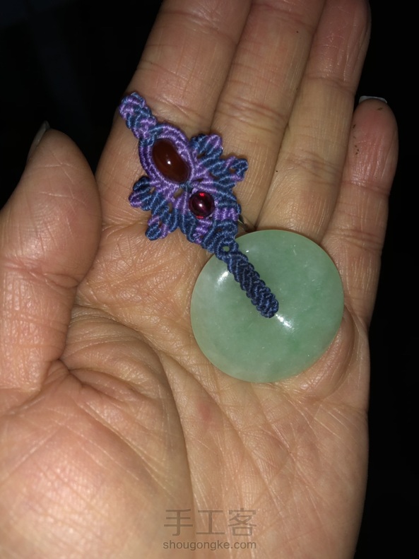 明天来编挂绳 谢谢分享