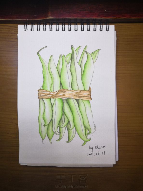 画了好几个晚上，阴影调不出来颜色就没画了