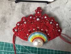 发个学习作业~下午努力整下半部分!争取明天完成整个的!我中间配色没有配好,这个算练习了中间还编错了几次又拆了,第一次做真的有些晕……给自己加油💪