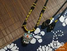 用老师的尾扣做了神兽项链的结尾,效果很好,感谢教程💕