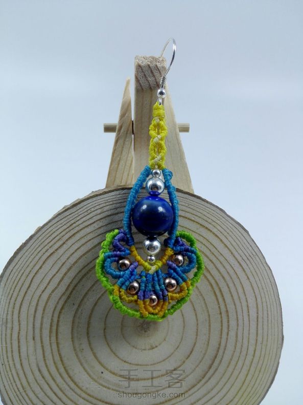 谢谢教程！做的时候有点心不在焉，所以左右雀头结数量没对齐的。配色很满意！细节不满意！