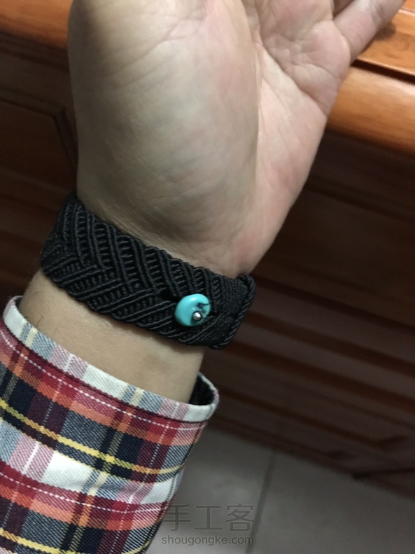 老公戴好多年的手表，二十多米的线线🧵，太有成就感啦！感谢教程😊 第4张