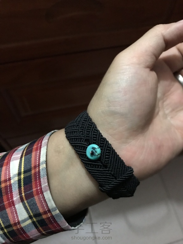 老公戴好多年的手表，二十多米的线线🧵，太有成就感啦！感谢教程😊 第5张