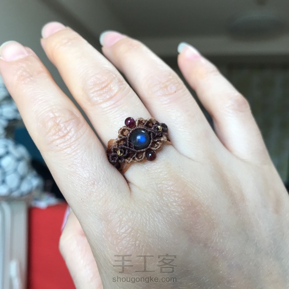 客定茶色系渐变戒子 第1张