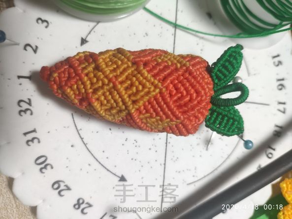 线不够了，弄了个花萝卜 第1张