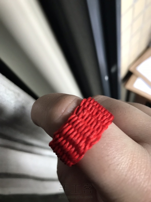 织布机➕玉线，做出戒指 第1张